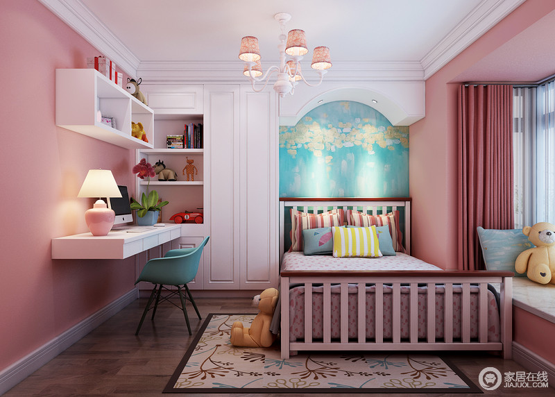 女孩子天生最爱PINK色,设计师将粉嫩发挥到极