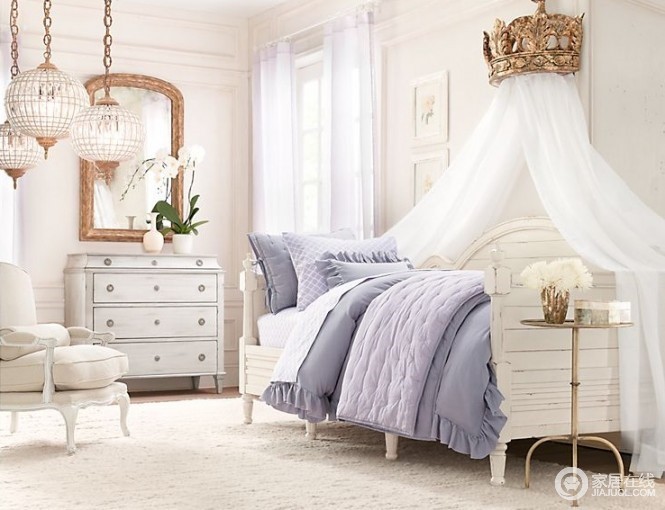 纯净的白色调卧室 12种美好的布置展示