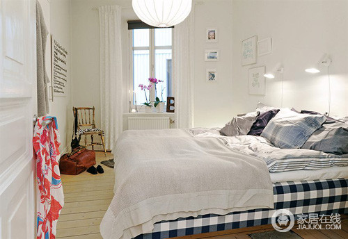 温暖秋冬的暖色小公寓 简洁大方北欧范