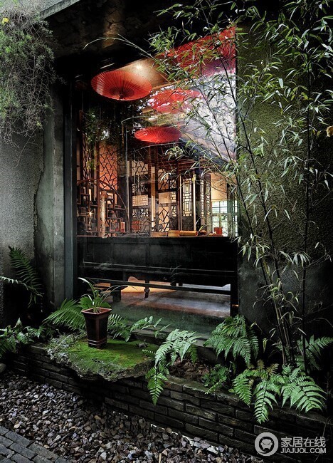 中式风格Loft茶室设计 欣赏东西合璧之美