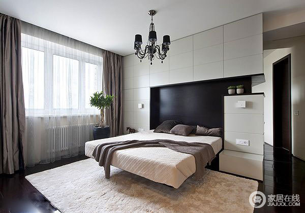 200平大气公寓设计 白色调+理石的质感