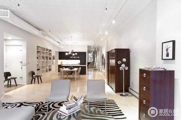曼哈顿的现代公寓 时尚艺术风格家居赏