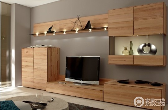 换个崭新的背景墙 17款组合电视柜家具