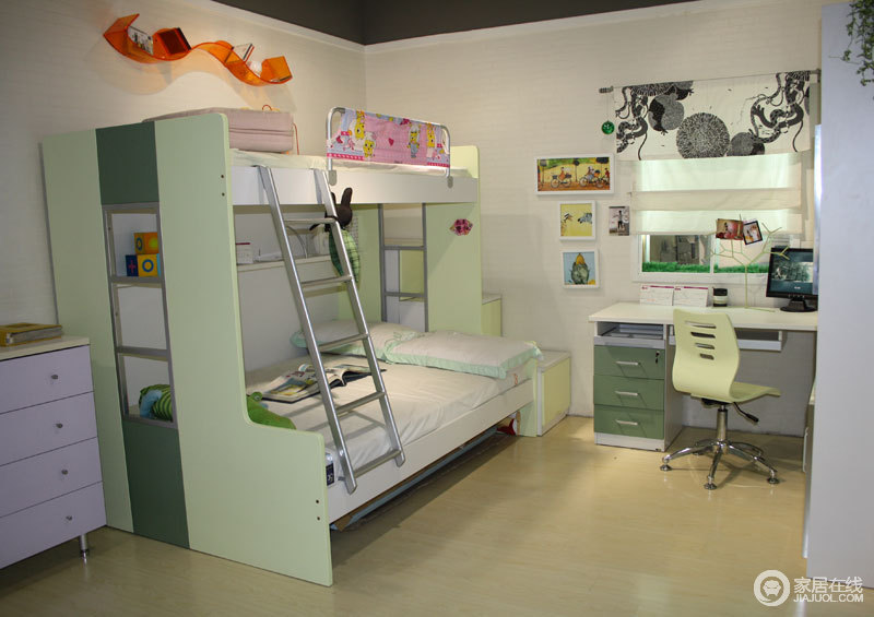 四款儿童房样板间 精彩搭配温馨小空间