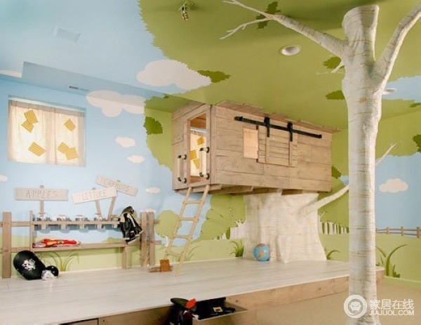 12款儿童房壁纸 色彩趣味开发孩子智力