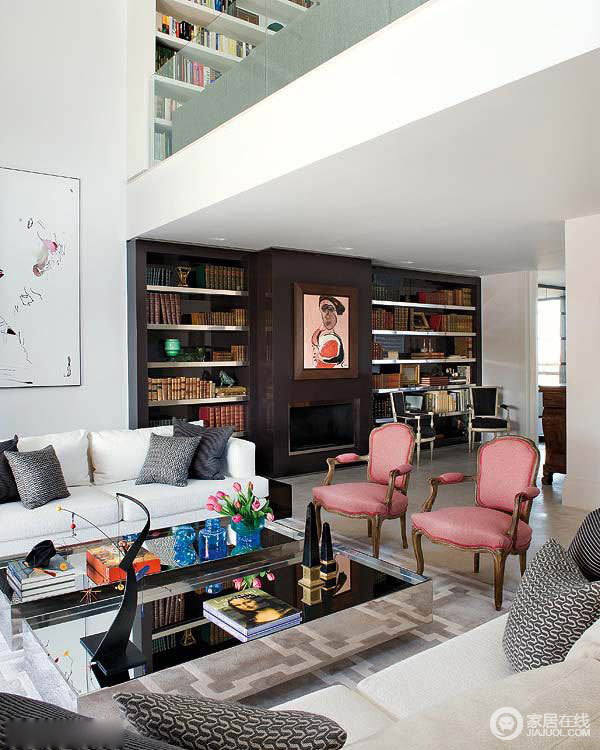 漂亮的Loft 现代设计与复古家具的融合