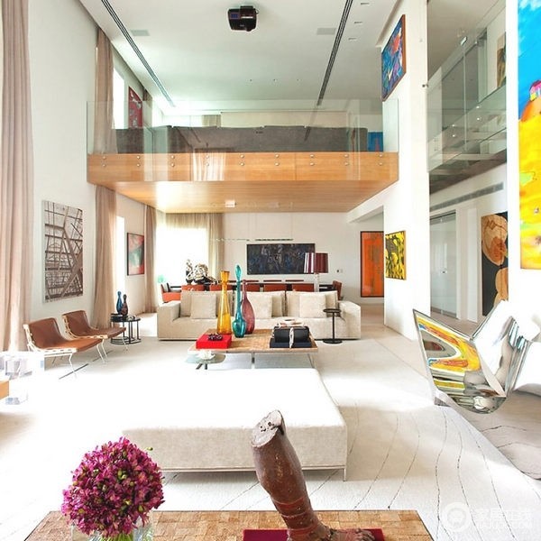 色彩斑斓的奢华公寓 美国式的精致生活