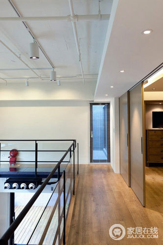优雅的台湾现代公寓 两层空间的简约美
