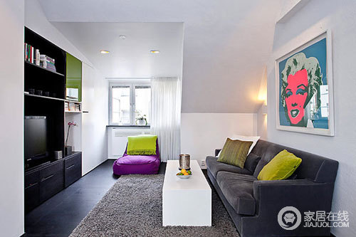 可爱精致54平米 温暖的斯德哥尔摩公寓