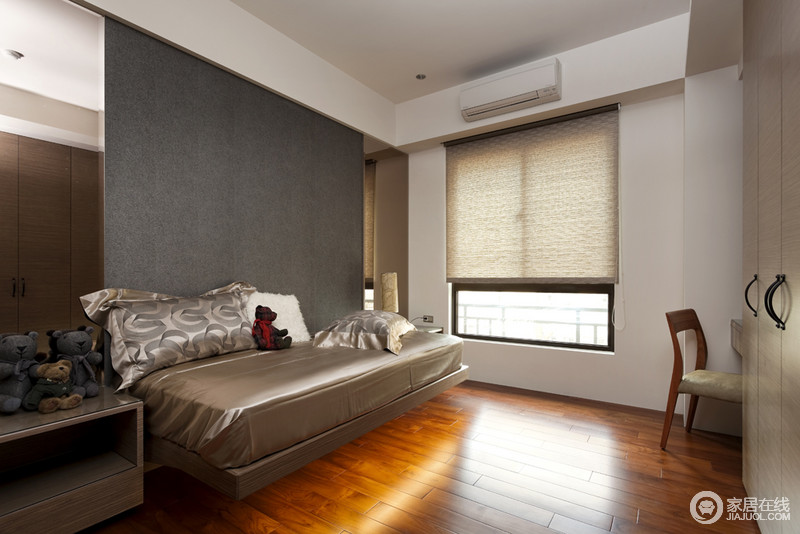 气质灰打造完美家 台北公寓设计案例图
