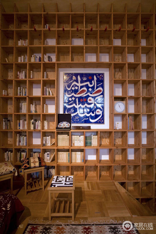 浓浓木香味的书架之家 日本创意室内设计