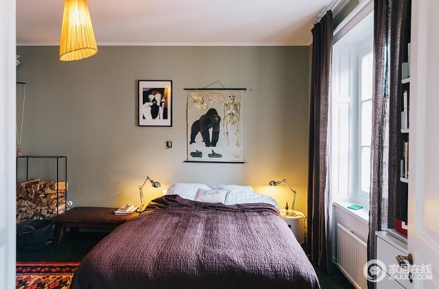 色彩斑斓的斑马家 91平米时尚复式公寓