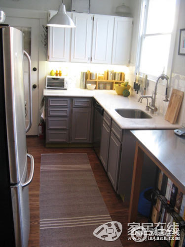 7款厨房装修设计样板间 简约灰色正流行