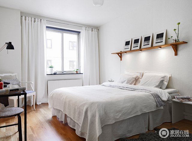 干净温暖的纯白公寓 62平米的北欧美家