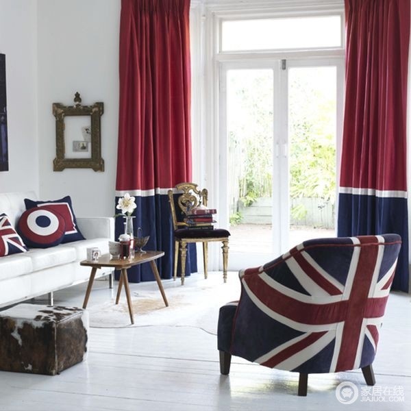 米字旗的妙用 充满英伦气息的家居设计