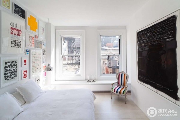 来自纽约的纯白色公寓 轻灵飘逸的美感