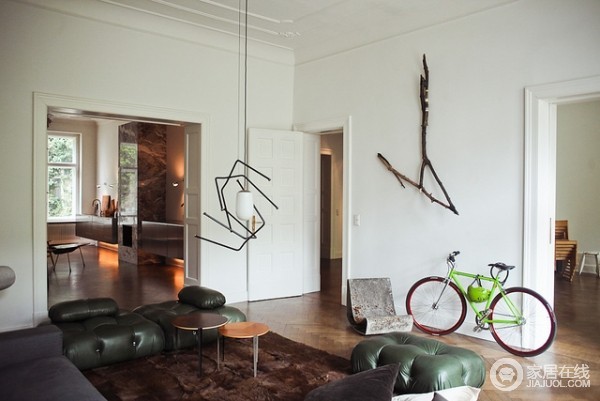老房翻新改造 充满艺术气质的德国公寓