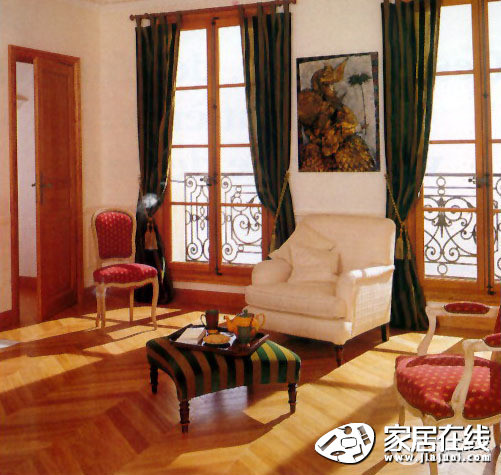 褐色欧式风格客厅