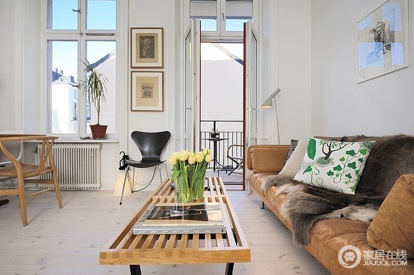 12款北欧风格客厅 享受纯净的清新感受