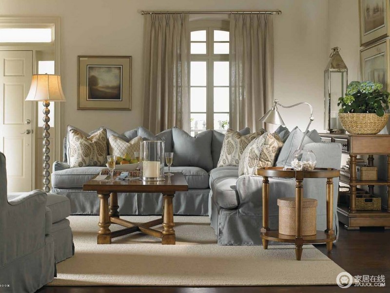浅淡颜色美式家具 打造舒适异域风情家