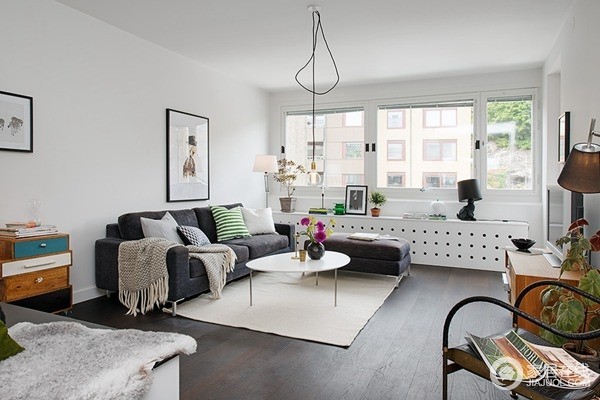 制造巧妙的收纳空间 85平北欧现代公寓