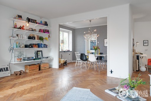 小清新北欧风格 光鲜靓丽的瑞典公寓