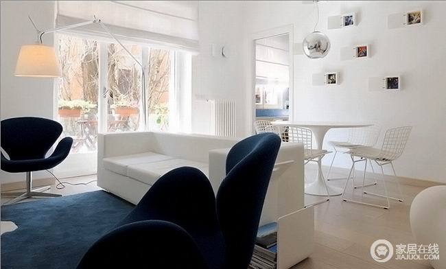 意大利的一套优雅公寓 明亮的白色调