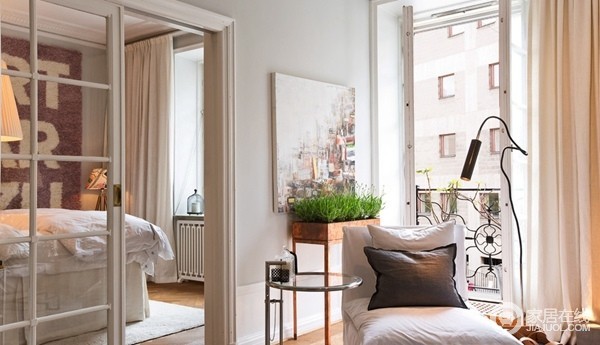 利用灯光打造的温馨 瑞典现代风格公寓