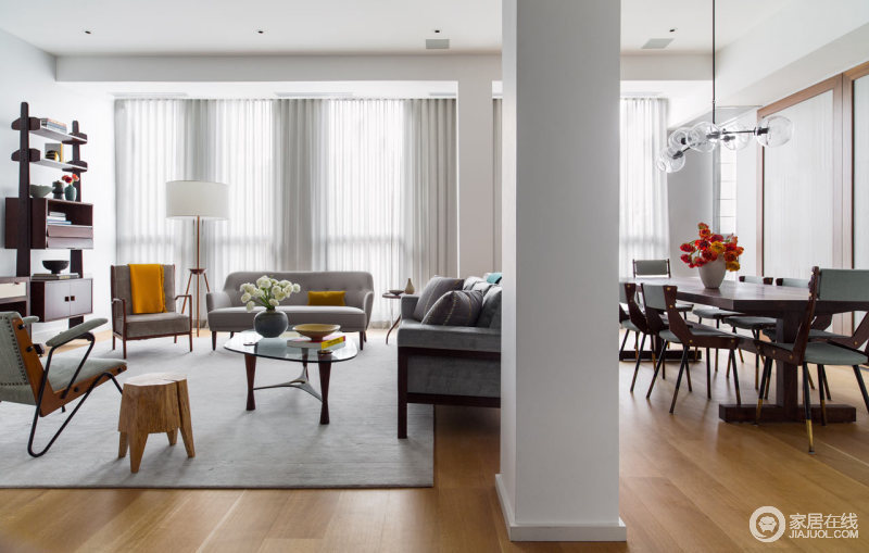 纽约Chelsea Loft公寓设计 精致的五口之家