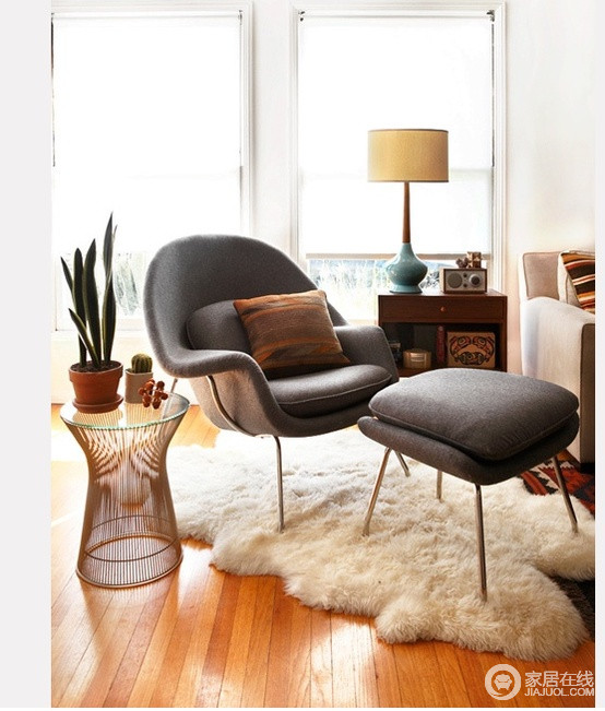 沙里宁经典设计作品子宫椅 强劲视觉冲击力