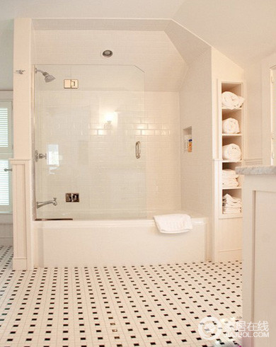 卫生间玻璃隔断淋浴房 实用并且美观