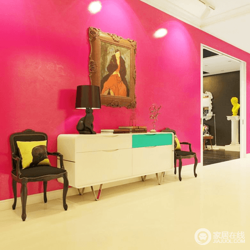 色彩鲜艳的两居室  与众不同的波普风格