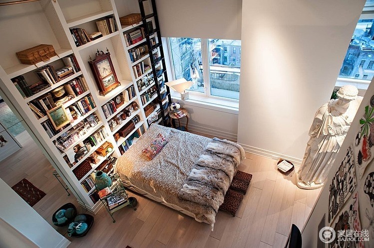 完美时尚公寓设计案例 与书为伴的家