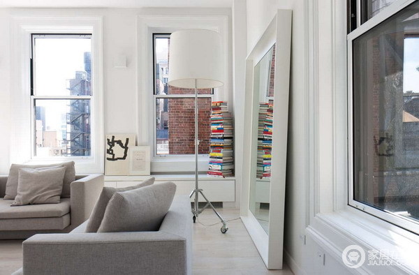 白色极简风格公寓设计 温馨静谧的空间
