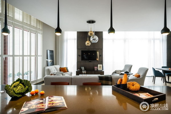 现代简约风格公寓设计 采光超好阳光房