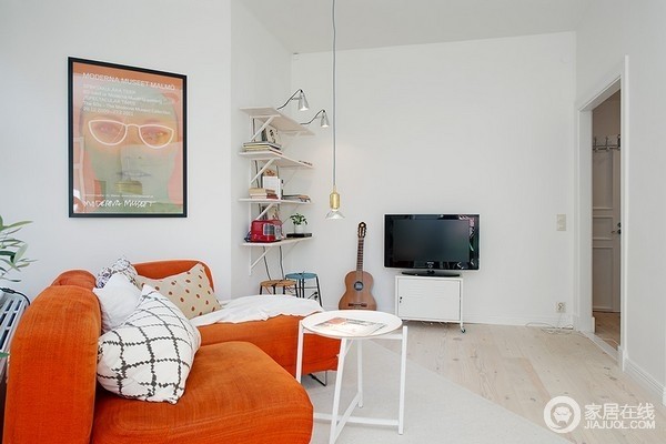 瑞典精致49平小公寓 夏日的清凉家装