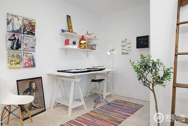 瑞典精致49平小公寓 夏日的清凉家装