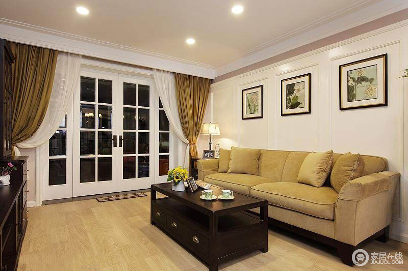 温暖舒适的新家 简约美式风格三居室