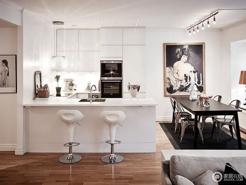 柔和時尚的瑞典公寓 典雅温馨的空间