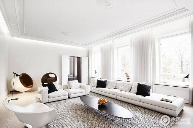 现代简约风格公寓设计 简洁大方有特色
