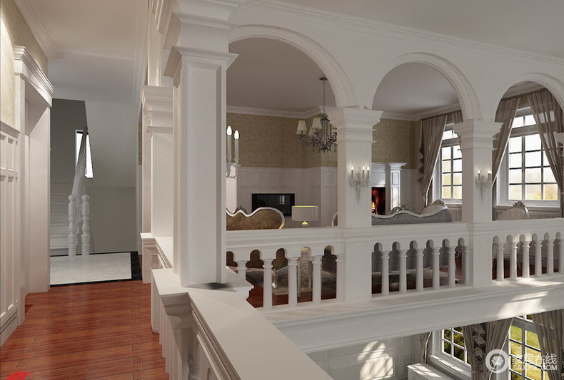 英式新古典风格别墅  追求精致的细节