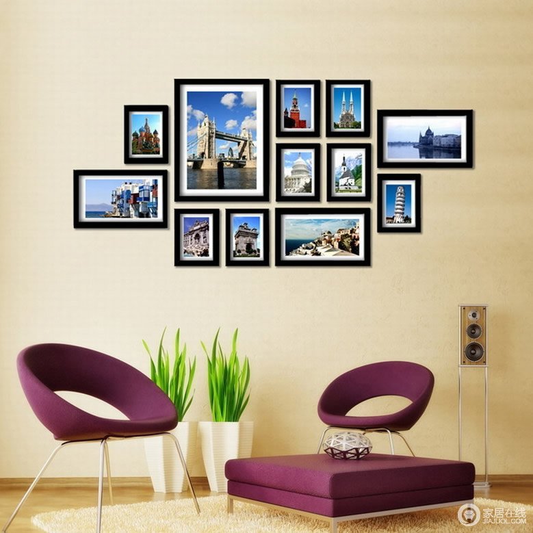 DIY生活照片墙设计 打造时尚温馨空间