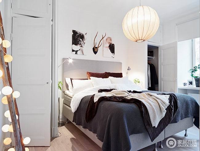 温暖迷人的瑞典公寓 舒适温馨混搭居