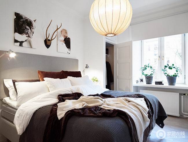 温暖迷人的瑞典公寓 舒适温馨混搭居