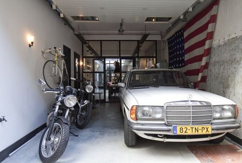 车库转型酷感住宅工业风也能居家范儿