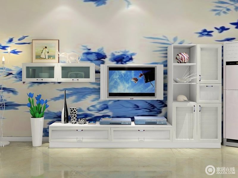最新韩式风格电视背景墙 营造唯美之家