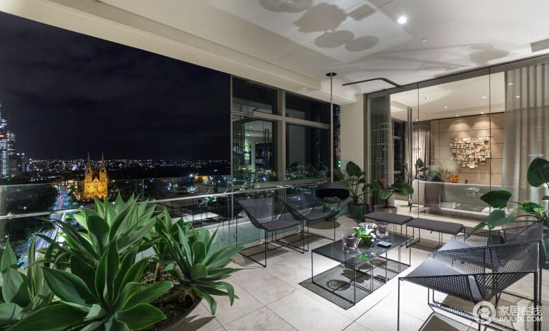 澳大利亚现代风公寓 宽敞华丽两居室