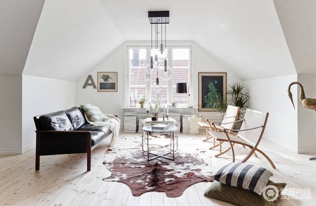 瑞典現代混搭风公寓 黑白色调时尚住宅