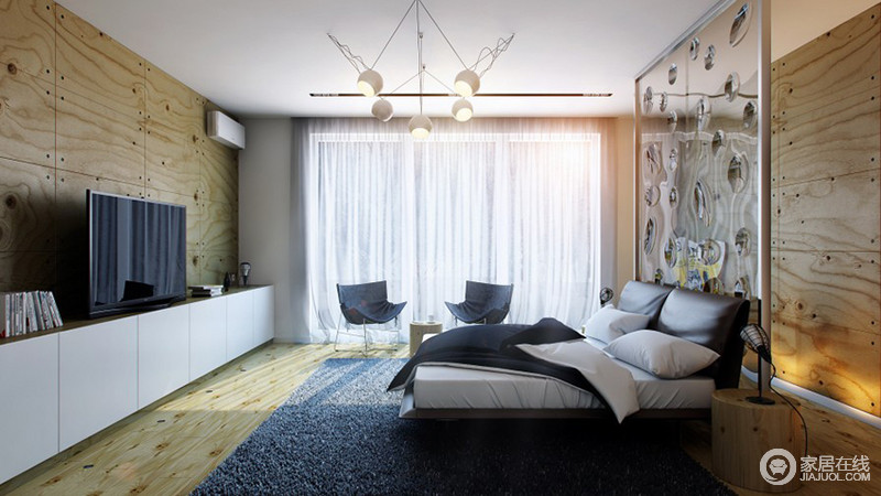 舒适兼具设计感的公寓 灰色调中的清新绿