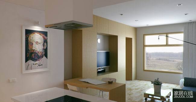 艺术气息十足的公寓 简洁清爽现代住宅